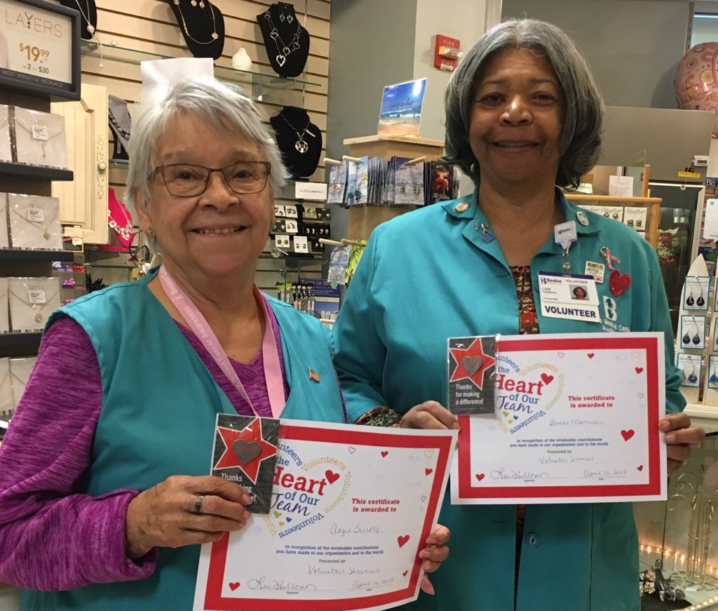 BeebeHealthcare's tweet photo. We continue to celebrate Volunteer Week! Without our volunteers, we could not do everything here, so we are eternally grateful! Here are some pictures from the week!
#NationalVolunteerWeek #HCVolunteerWeek 
@AHVRPAHA https://t.co/6ToZJB0LUo