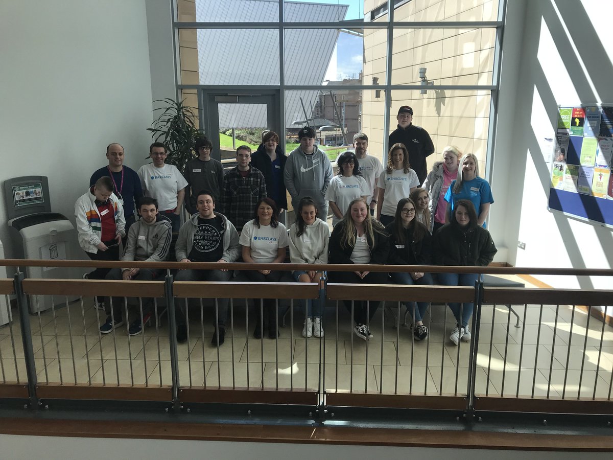 FionaRawlings7's tweet photo. Fantastic morning Delivering lifeskills sessions to young adults at @PrincesTrust @Glasgow_Clyde #barclays #lifeskills #PrincesTrust #langsidecampus https://t.co/hsNKWFnTnd