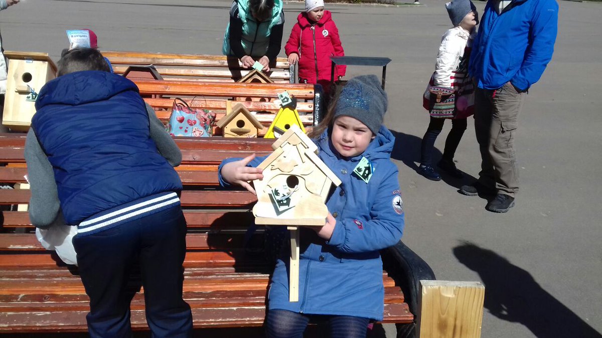 Наши ребята достойно представили Плавский район на конкурсе скворечников!