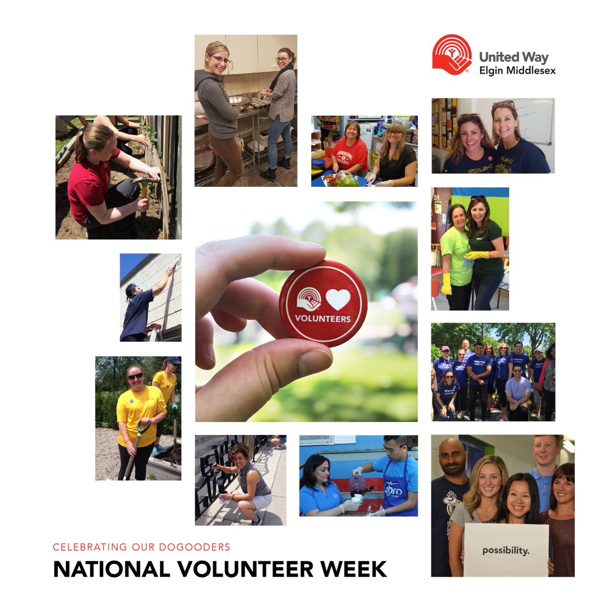 Thank you for all that you do to create real, lasting change. Happy National Volunteer Week! #NVW2018
