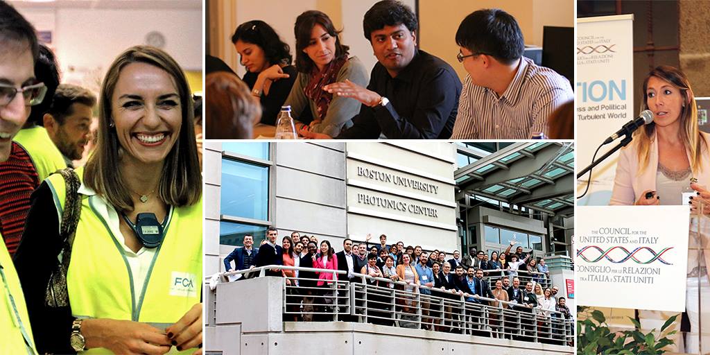 consiusa's tweet photo. Since 1984, the Council runs a #YoungLeadersProgram connecting people under 40 from business, academic, political, cultural worlds of Italy and the US with their peers from other countries for a 3-day discussion on burning issues for future leaders. https://t.co/SDAK5VSsZy https://t.co/B3FoyzgJb0