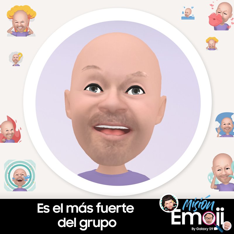 SamsungChile's tweet photo. ¡La #MisiónEmoji ya está aquí! Para superar el primer desafío, solo debes adivinar a qué personaje de la serie del momento representa el Emoji, elige tu reacción y listo. ¡Así de simple puedes ganar el 
increíble #GalaxyS9! https://t.co/OOF184gTI9