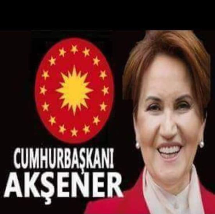 Türkiye Cumhuriyeti bir Kadın Cumhurbaşkanını hak ediyor o da 
#TekAdayMeralAkşener dir