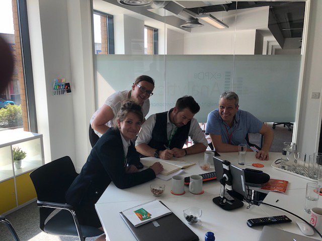 PRRoffey's tweet photo. Great planning session with our partners from @westnotts and @StaceyIans to develop our "Future Leaders" course, with a @cmi_managers qualification. Looking forward to delivering great learning for our colleagues, although tutor James looks a bit nervous about what lies ahead!! https://t.co/Bhqq6vtc0u