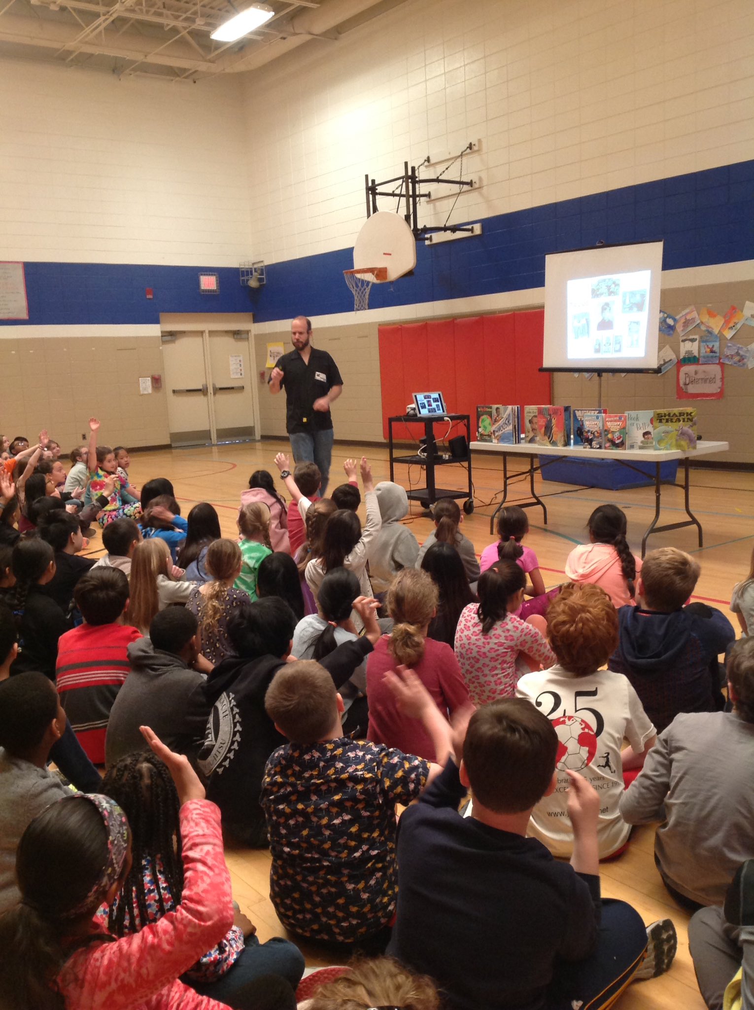 Pointers Run ES on Twitter "Author Chris Barton Bartography is here