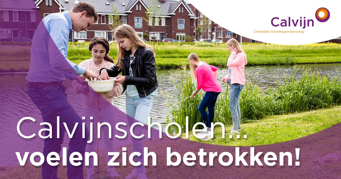 We voelen ons betrokken bij onze omgeving. 

Alle Calvijnscholen zijn verschillend, maar delen wel dezelfde kernwaarden. Met beelden laten wij de komende tijd zien waar wij voor staan. Lees meer op calvijn.nl/typisch-calvijn.