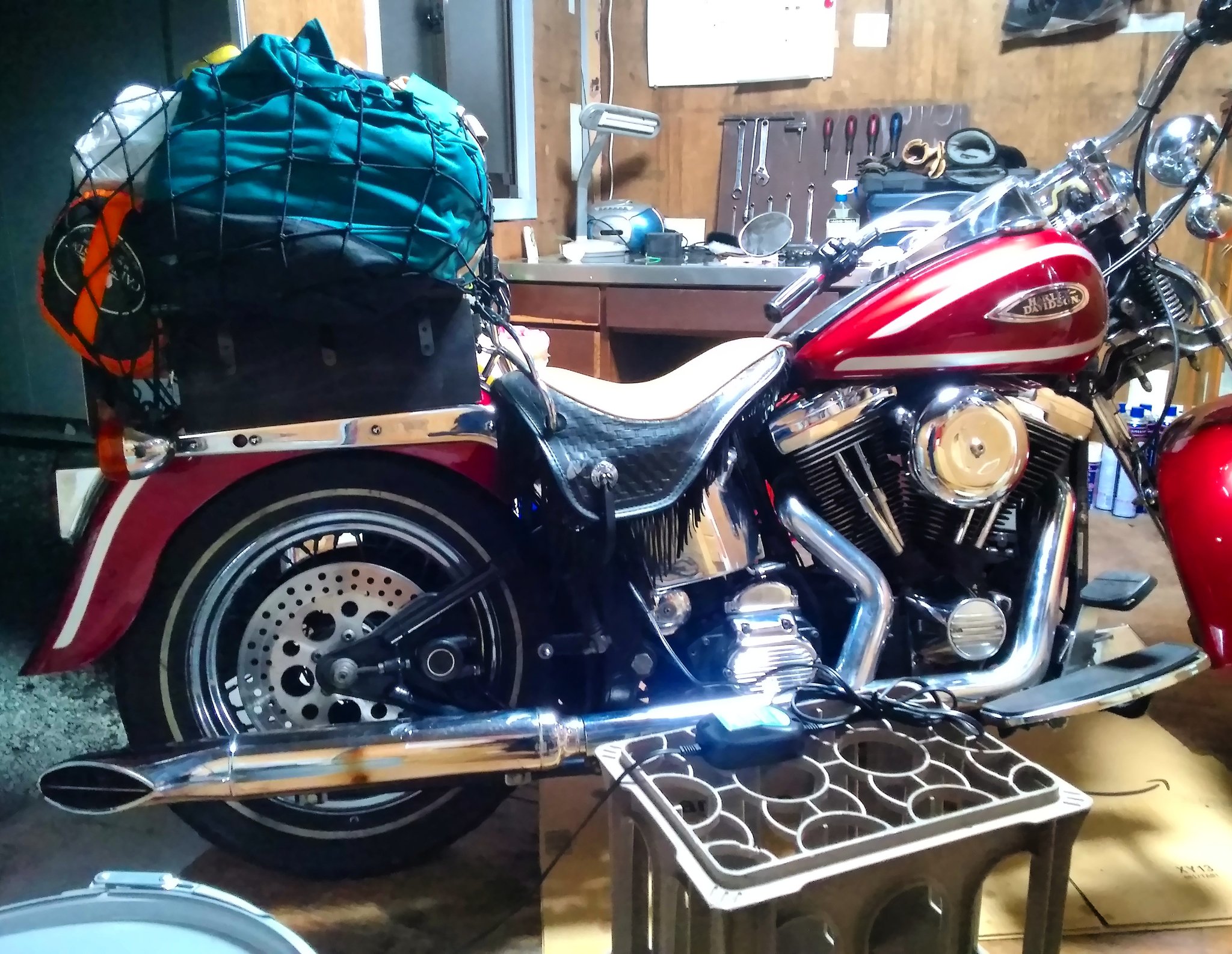 ハーレー エボ ソフテイル用キャリア 【公式通販】