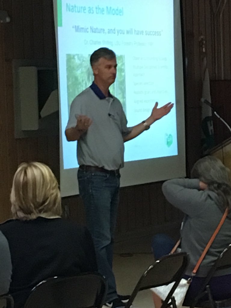 LSU_arborists's tweet photo. Plant Health Care workshop of arborists happening now! Camp Grant Walker, Pollock, LA - Scott Courtright, TEA https://t.co/rhy6DijqI8