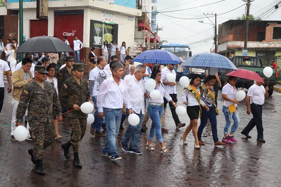 alcaldiatena's tweet photo. Caminata “Unidos por la Paz”, se cumplió con gran éxito en la capital de la Provincia de Napo esta marcha tiene como finalidad solidarizarnos con los hechos acontecidos en la frontera del norte. #PorUnPaísDePaz #MarchaPorLaPaz https://t.co/8Z0dI7BBBP