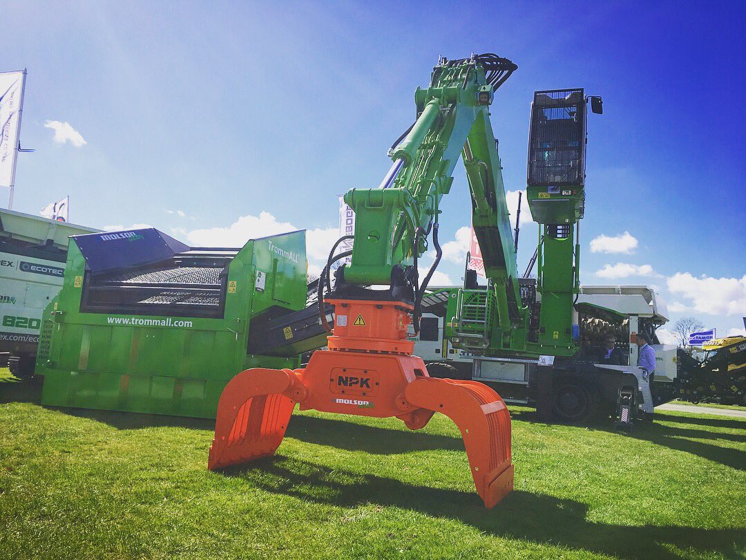 molson_group's tweet photo. The Molson Green stand is in full swing at Scotplant 2018! Great start to the first day meeting customers and new contacts. We are looking forward to seeing lots more of you today and tomorrow!
#sennebogen #terexecotec #npk #daemo #tromall #scotplant #molsongreen https://t.co/Fh7rxL1wYb