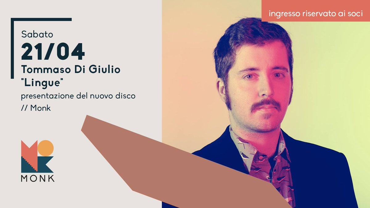Domani sera il debutto live del mio nuovo album "Lingue" <a href="/MonkClub/">MONK Roma</a> 
opening <a href="/Galil3oMusic/">Galil3o</a> bit.ly/2K0GJe1