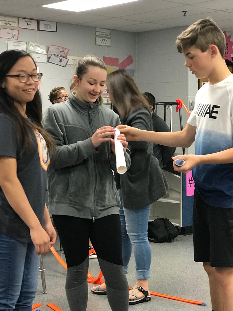 JGCTeach's tweet photo. Brain break from State Testing. Building Marshmallow Launchers and teams sharing ideas! #TigersUnleashed https://t.co/g8Moxql2b4