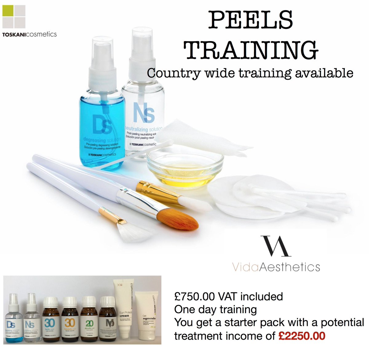 Skin Peels training available; includes a starter pack worth £2250.00 in treatments
 Call today for more information 01306646526
 #mesotherapytraining #skinpeelstraining #peelstraining