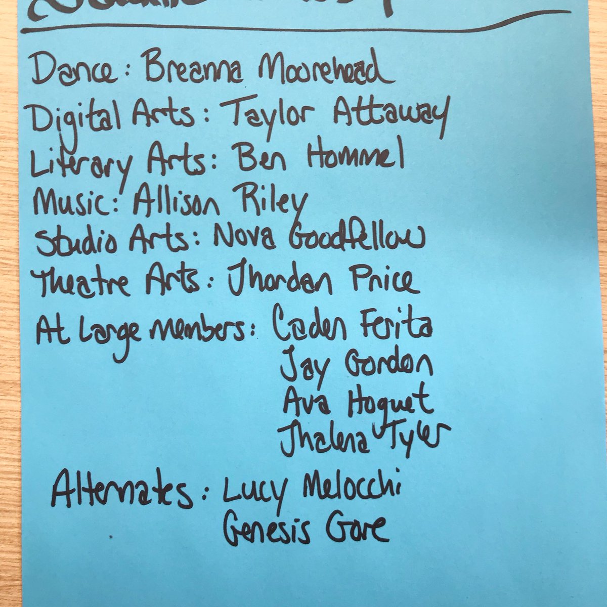 WAACStweets's tweet photo. Congratulations to our newly elected Student Leadership Council. To all nominees, thank you for running a clean, very competitive race. #waacs #westinghouseartsacademy #studentgovernment https://t.co/2LmTi44OBM