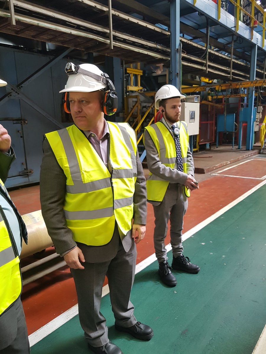 save_steel's tweet photo. @UniteWales AM's & MP's visited Shotton Steel works this morning to see how they are developing products need for the future @TonyBurke2010 @GillFurnissMP @tonybhoy63 #saveoursteel #savemanufacturing https://t.co/MKxr3VHfHO