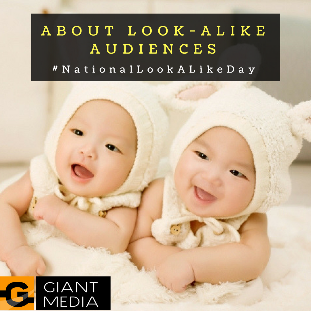 GiantMediaInc's tweet photo. Benefits of #LookALikeAudiences over custom audiences:

4. Has direct results that will improve your campaigns. About 90% of the time, lookalike audiences will average a higher click-through rate than other audiences.

#NationalLookALikeDay #HappyLookALikeDay #GiantMedia #AMIDMA https://t.co/rVgYLbvSmK