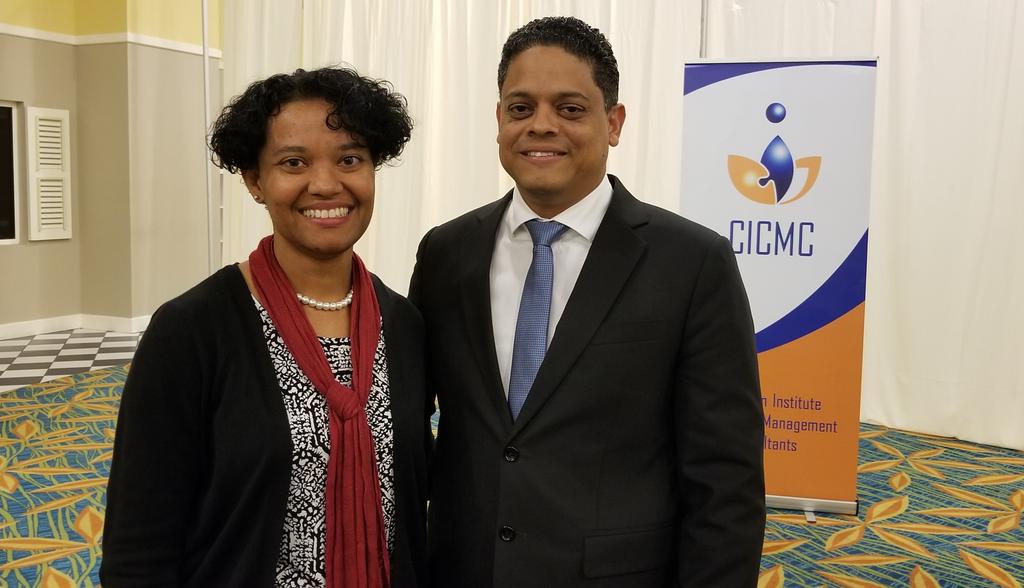 TheMarvaTSmith's tweet photo. Pleased to hear firsthand from Prime Minister Rhuggenenaath @EugeneRhugg about his vision for one Caribbean and collaborative efforts to move the region forward. #cicmc #cmc_global #curacao #managementconsulting https://t.co/PIx9KchVJj