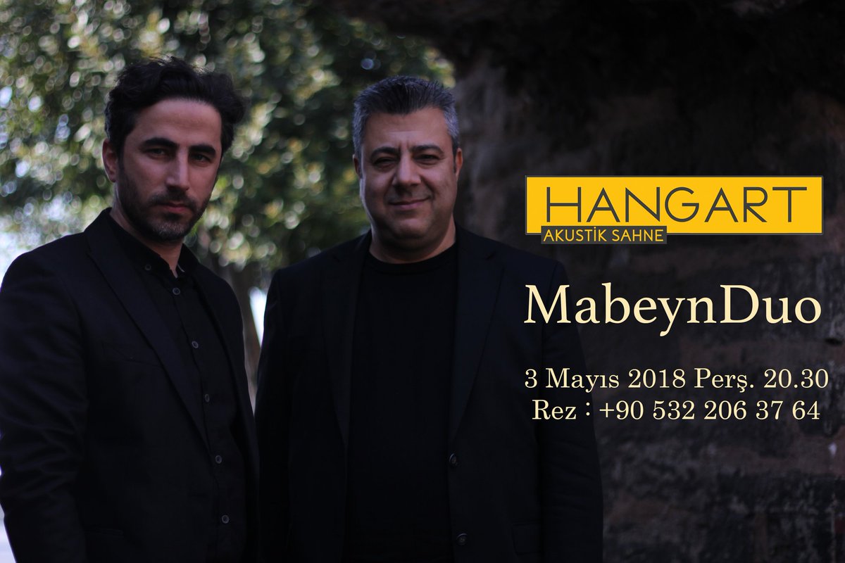 3 Mayıs 2018 Perşembe 20:30 @AtolyeHangart