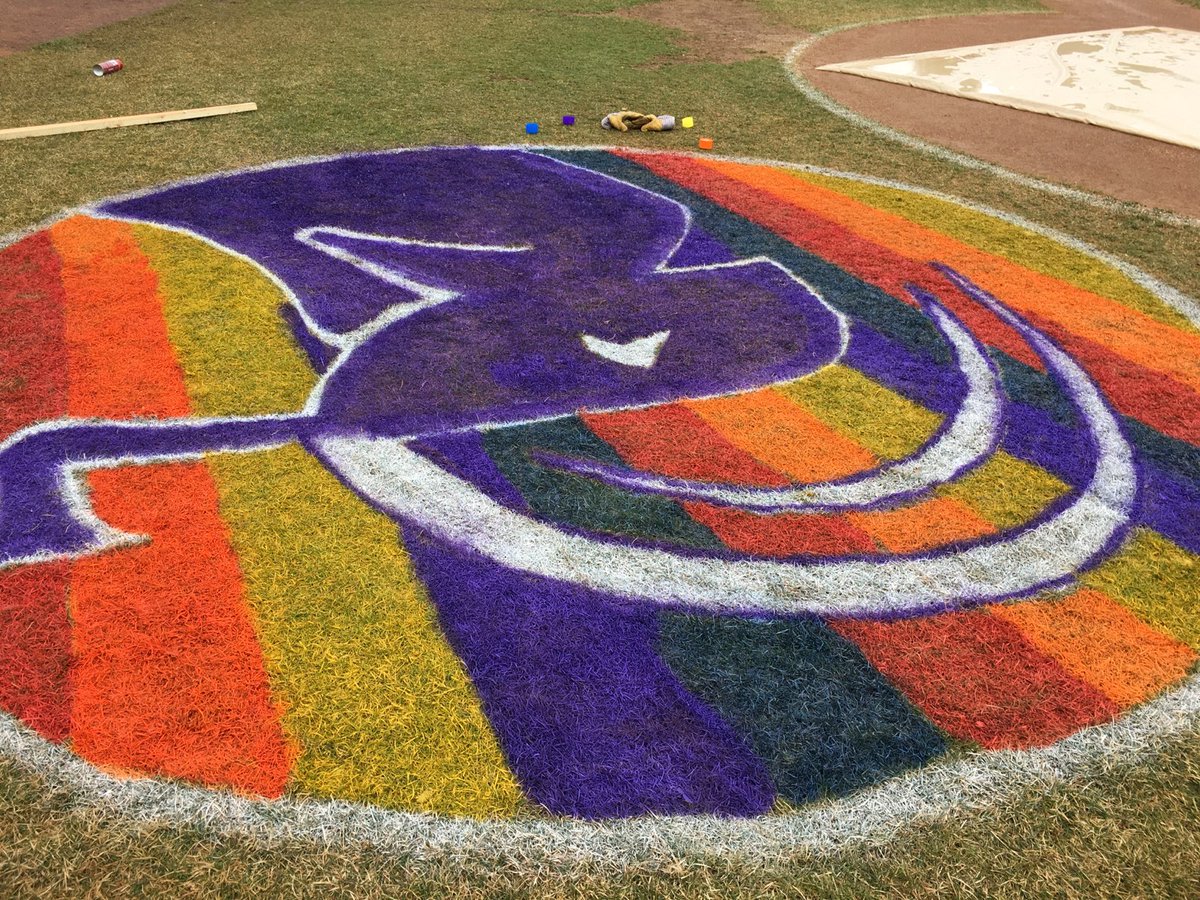 AmherstCollege's tweet photo. #AmherstProud of @AmherstMammoths Pride! @AmherstBaseball's 2nd annual Pride Game is being held today on Memorial field to support Amherst’s LGBTQ+ community and raise money for @BAGLYinc https://t.co/cEm5fs2XsQ