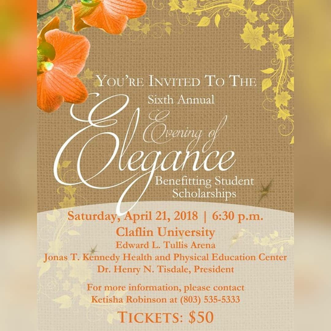 KimberleiDavis's tweet photo. See you tomorrow for @ClaflinUniv1869's Sixth Annual 'Evening of Elegance.'
#Claflin | #CUPanthers ๐พ https://t.co/RJ5aHbBJDo