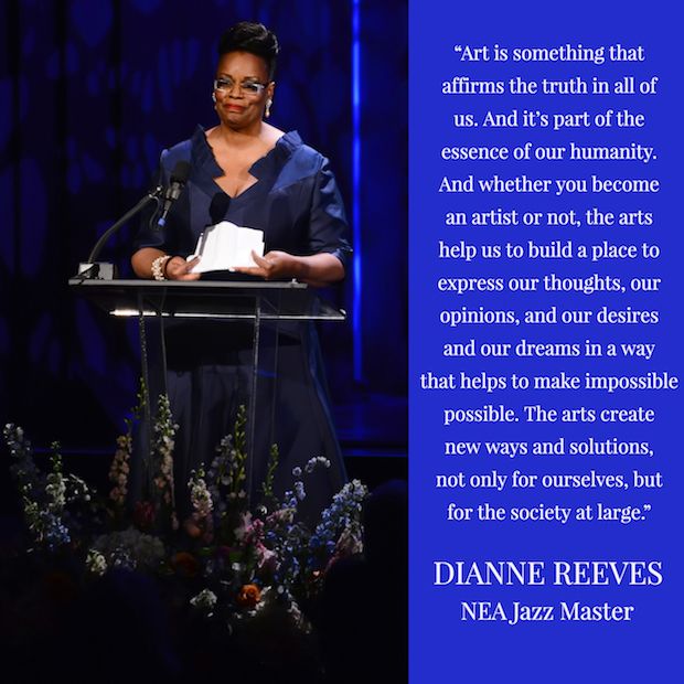 ToddBarkan1's tweet photo. DIANNE REEVES.  So proud of my fellow 2018 NEA Jazz Masters.  @DianneReeves1 https://t.co/lUe0K061M3
