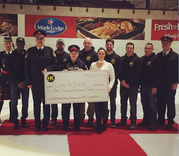 PeelPolice's tweet photo. The 5th Annual HK Memorial Hockey Tournament @hkmemorial in support of @PRPCops4Cancer #Support #Donate https://t.co/H1em9fFBSe