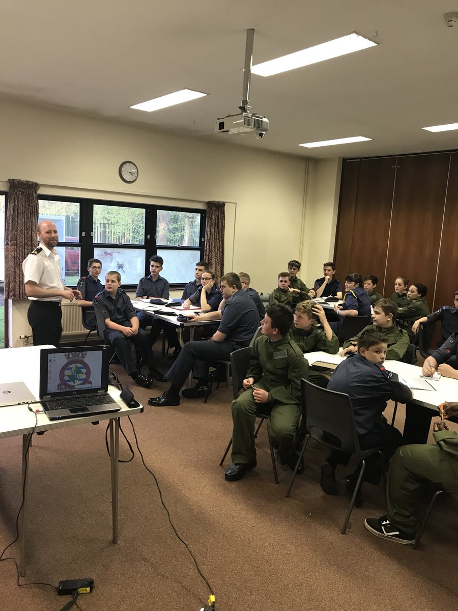 Tonight the cadets are doing a STEM exercise taught by Sub-lieutenant Adam Cook a service instructor at 73 #weare73 #whatwedo #ATC #RAFAC #Navy #STEM