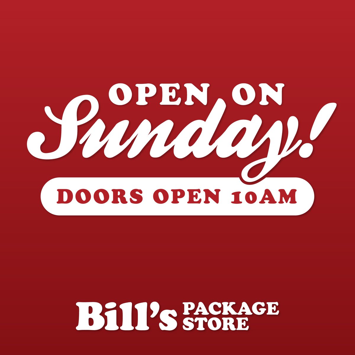 bills_package's tweet photo. Thanks to new Tennessee legislation, Bill's Package Store will be open THIS Sunday at 10am. Stop by and see us! And you don't have to dress up. https://t.co/13CHfl8rVn