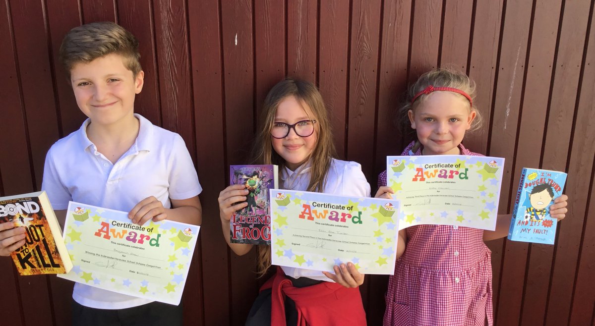 Bewleyprim's tweet photo. Y4 read My Dad’s Got An Alligator by Jeremy Strong.
Well done to Ben , Elini &amp; Katie Read Write Review Winners. Also Alivia and Jake who’s book reviews  were commended by @JstrongJeremy and @StephRoundsmith for encouraging our young readers. https://t.co/GePHCYdNnC