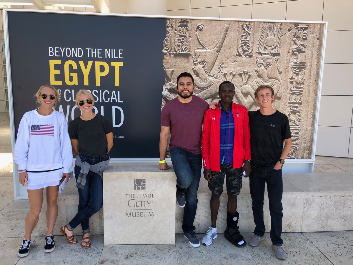 CoachJonMurray's tweet photo. Run and fun in California. Visiting Getty Museum. #getSmart https://t.co/eaMX1GJYb1