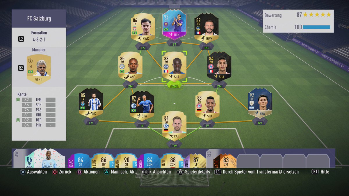 schickbauer12's tweet photo. #SheeshTeam Hallo Yaya was geht. Habt ihr vielleicht noch Verbesserungsvorschläge für mein Team. Alle Spieler tradable außer Kaka, Zanetti und die ganze Ersatzbank. Hab kein Budget mehr übrig. Danke im Vorraus! https://t.co/voz3NTagft