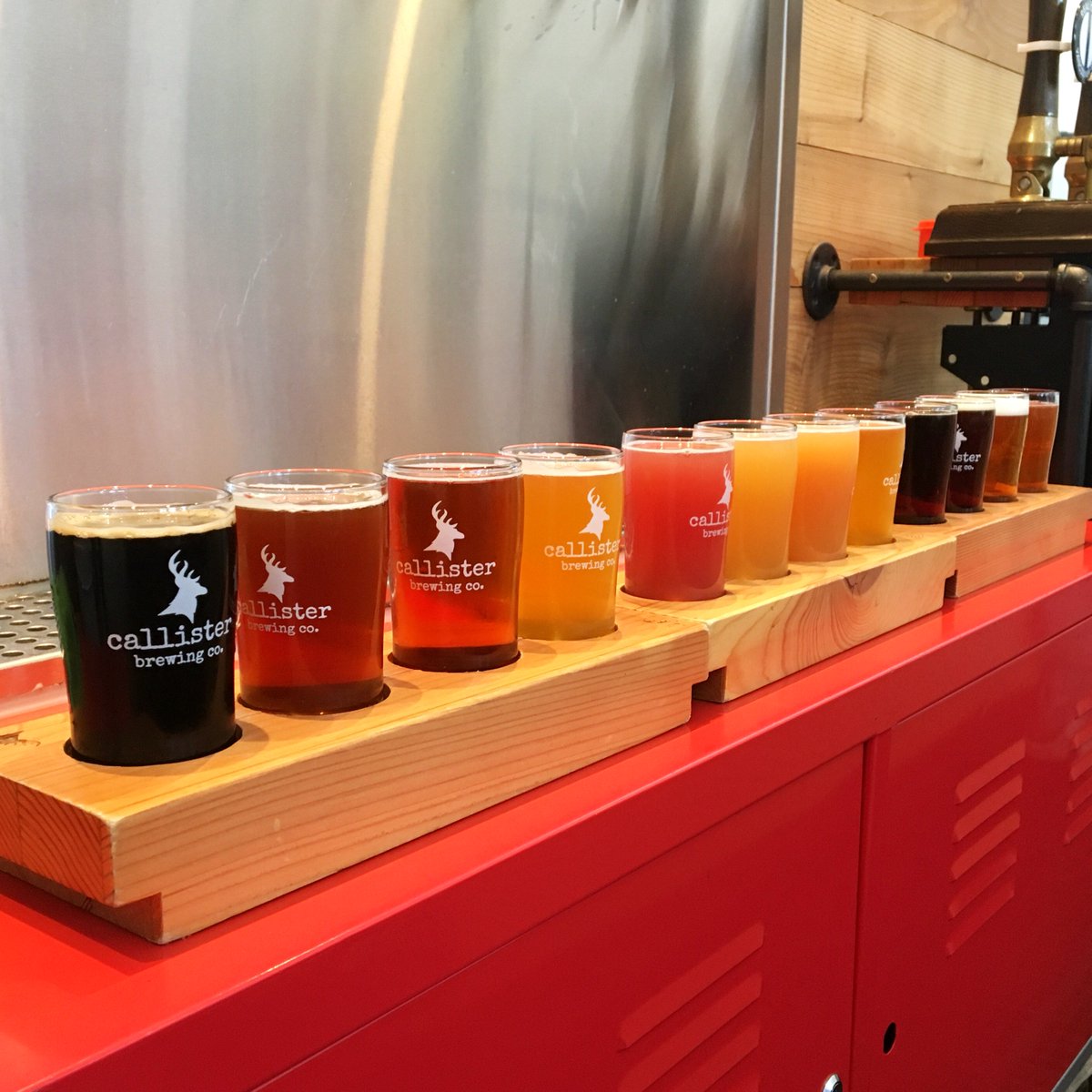 All the beers at Callister like a bunch of guilty suspects in a police line up.