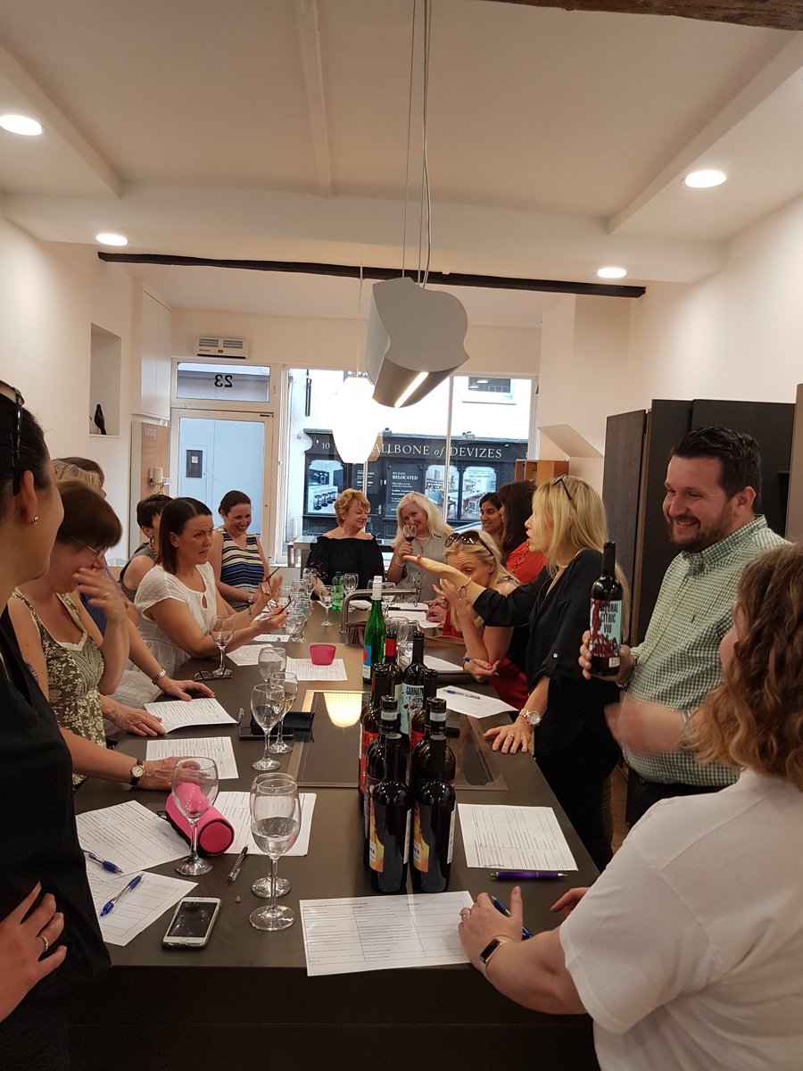 StrikingPlaces's tweet photo. When you go to a chocolate Ann's wine tasting event with @TheChoccieDrop and @3910Wines and find @janice_oneill and others you know and love #winetasting #StAlbans https://t.co/0rqwIFsbCp