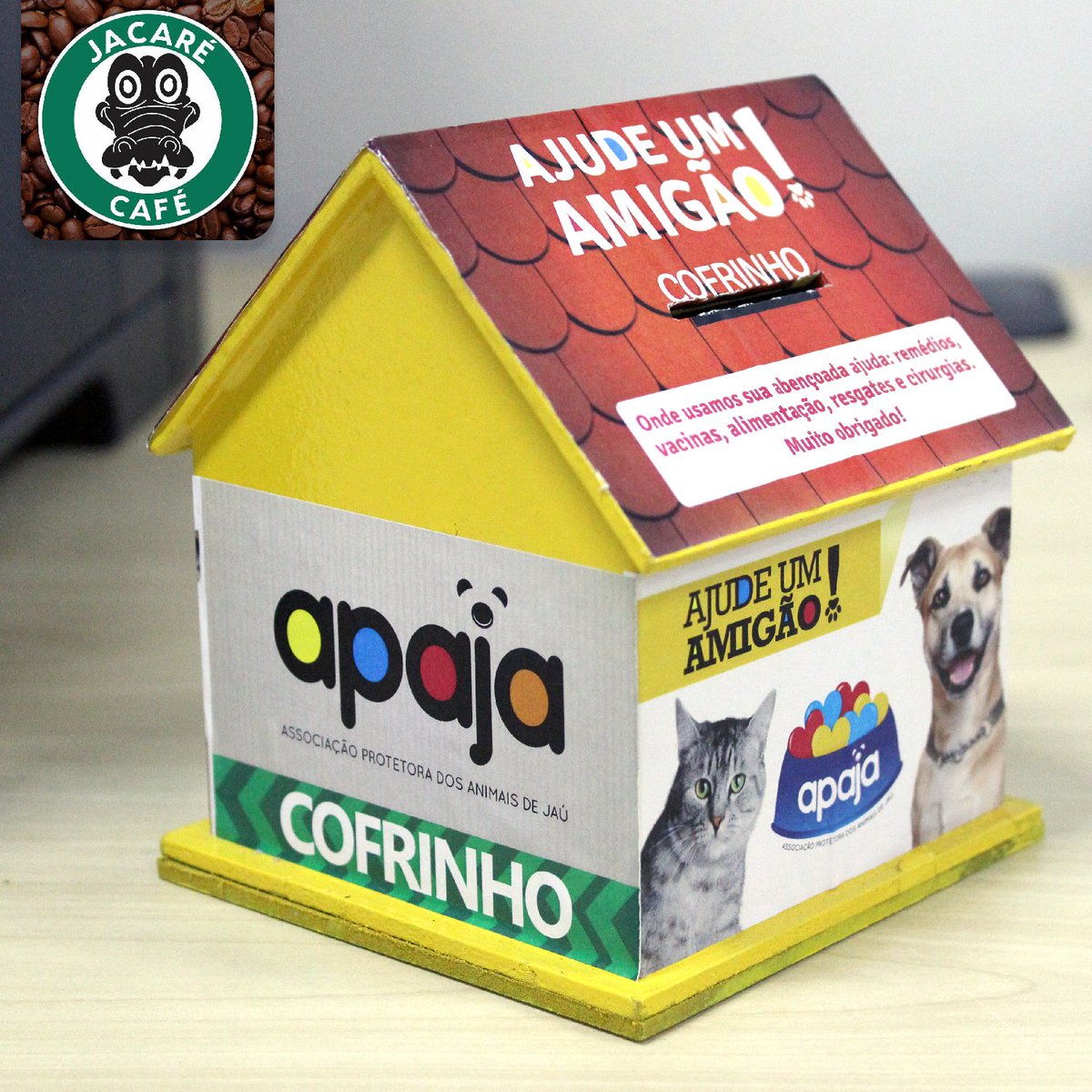 mundorevs's tweet photo. Já tomou seu café hoje?
Agora você também pode ajudar nossos amigos peludos no cofrinho da @amigosdaapaja do @jacarecafe
O Jacaré Café fica na Rua Rui Barbosa, 50, no centro de Itapuí.
Confira mais pontos de doação em https://t.co/e1Nmb44PXY
#EcoLog #EcoPets #EcoMobi #Revs https://t.co/3bSFm9cr7C