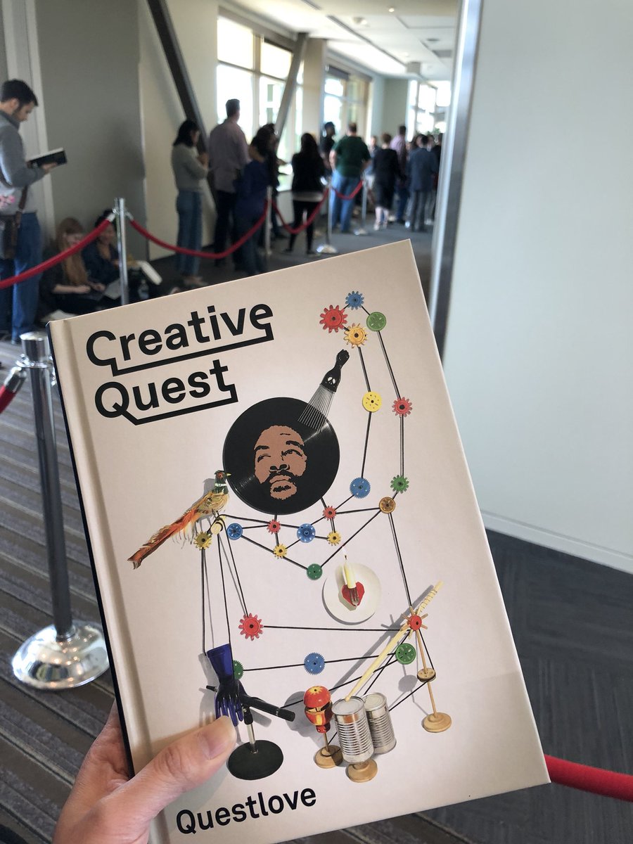 Just another Friday at work waiting in a long-ass line to see <a href="/questlove/">?st</a>! 🙌🏼 #MicrosoftLife #questlove
