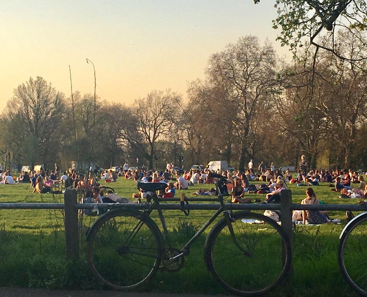 Good to see people enjoying Clapham Common but please take your garbage home with you......this morning the amount of rubbish left was unbelievable. #thoughtless #norespect