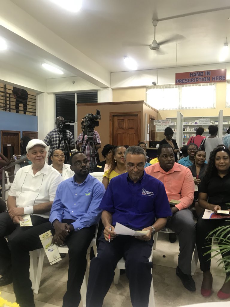 christufton's tweet photo. Five private pharmacies in St James are able to distribute free drugs to public health patients under our public private partnership arrangements .. #NHF/MOH #ReducingWaitingTime https://t.co/gEkP6wHDac