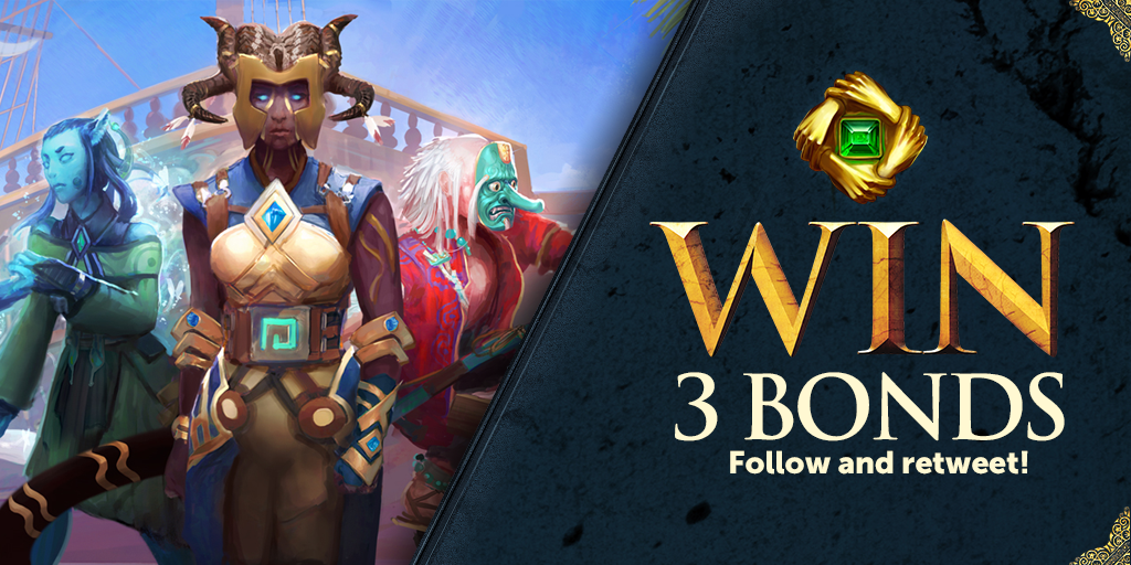 RuneScape's tweet photo. It's that time everyone enjoys! How'd you like to win 3 Bonds? 💰💰💰

It's #FreeStuffFriday! Follow and RT to enter. Winner announced next week. https://t.co/bdHSdHIc9m