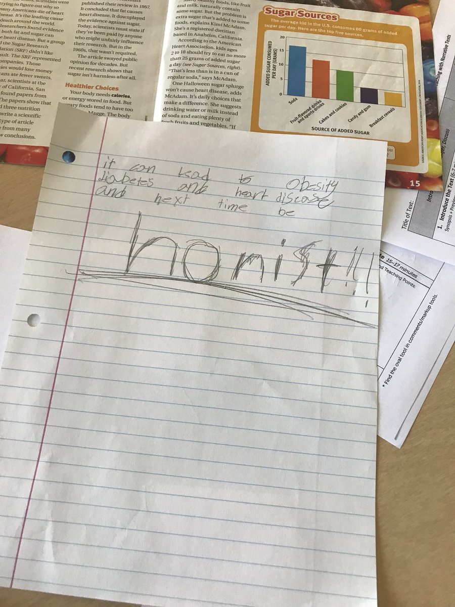 DrCourtBishop's tweet photo. Readers “Meet the PURPOSE for Responding” phase 3-GR. Synthesizing their learning through multimedia. Some made posters to warn consumers, others taped commercials using the “Hey, Mom!” writing strategy to “Sneaky Scientists!” #trueagency #wildcatproud @SundayCummins https://t.co/qyI9wsI5Zv