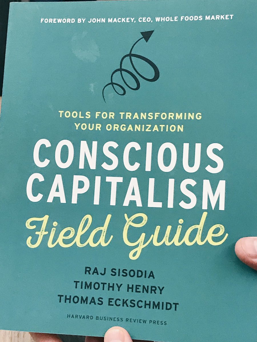 If you are looking for a good book on how to apply the principles of #ConsciousCapitalism to your company. A great book by <a href="/RajSisodiaCC/">Raj Sisodia</a>.