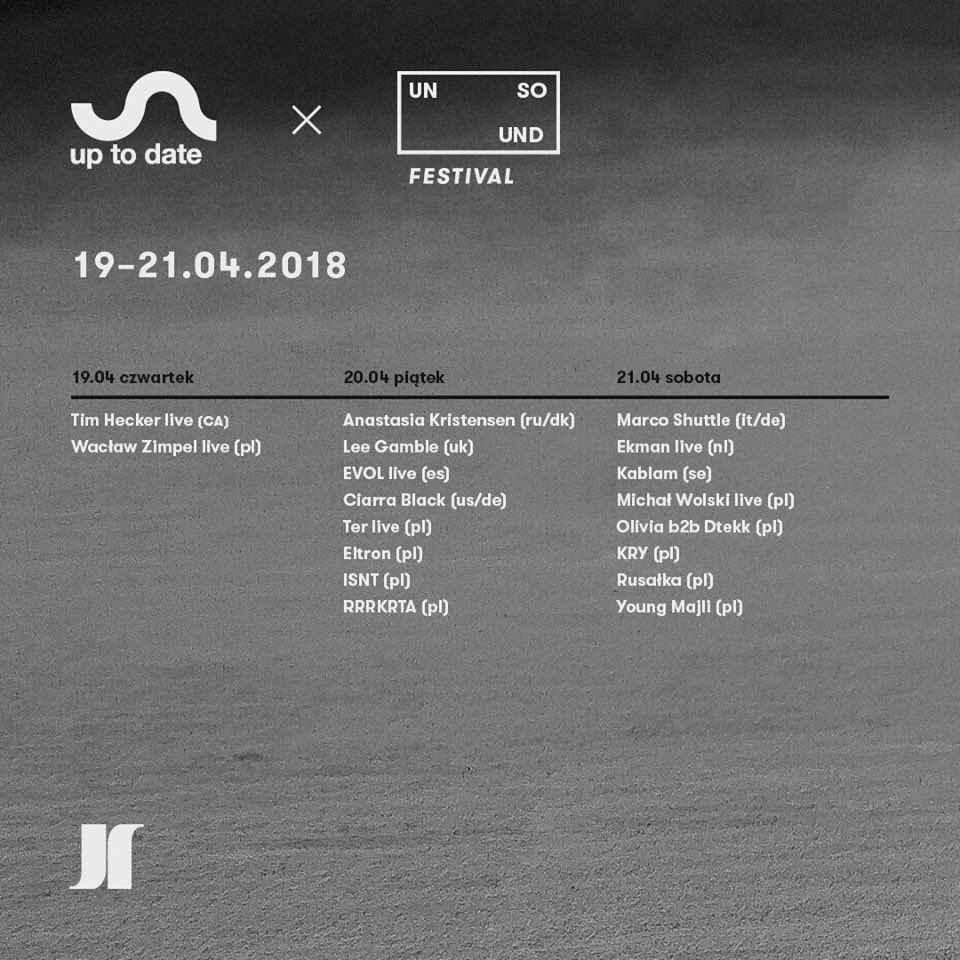 ciarra_black's tweet photo. @unsound x Up To Date Festivsl in Warsaw tonight https://t.co/u1TjeO50pV