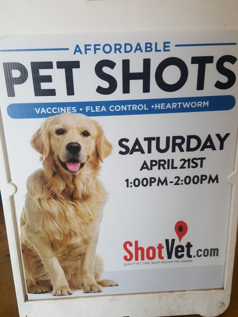 TeamOhlen's tweet photo. Pet shots tomorrow!  @petsmart on Ohlen Rd #Austin https://t.co/D3hOMbSqRy
