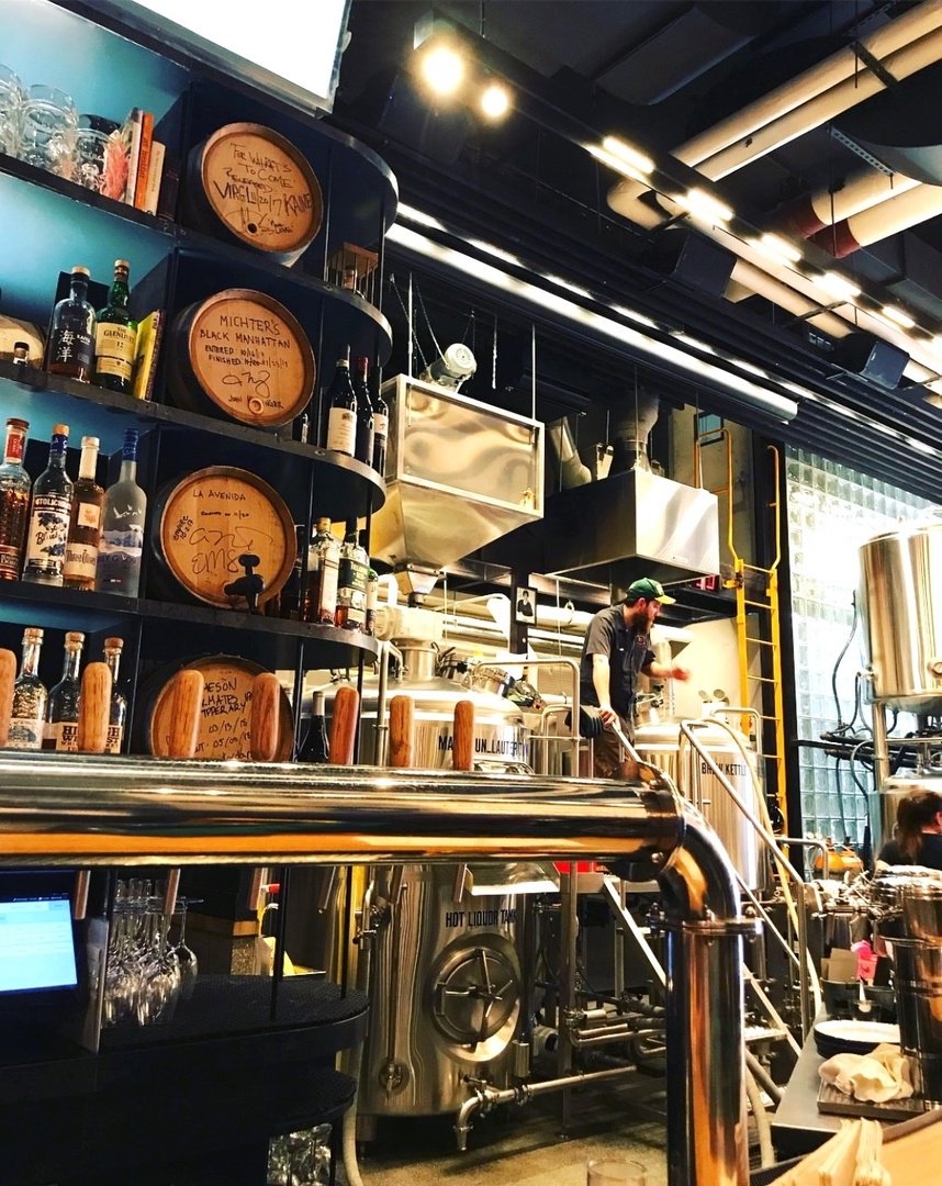 A seat at our bar is like a ticket to all the action. Stop in and watch it brew while sipping on your favorite Circa beer.📷 :<a href="/ptichkat/">Татьяна Королева</a> 
#circabrewingco #circabrewing #brooklyn #nyceats  #brewing #nybeer #nybrewing
