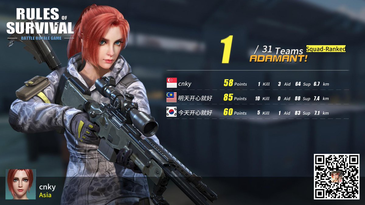 celinenky's tweet photo. #RulesofSurvival https://t.co/whlDwJpqKL