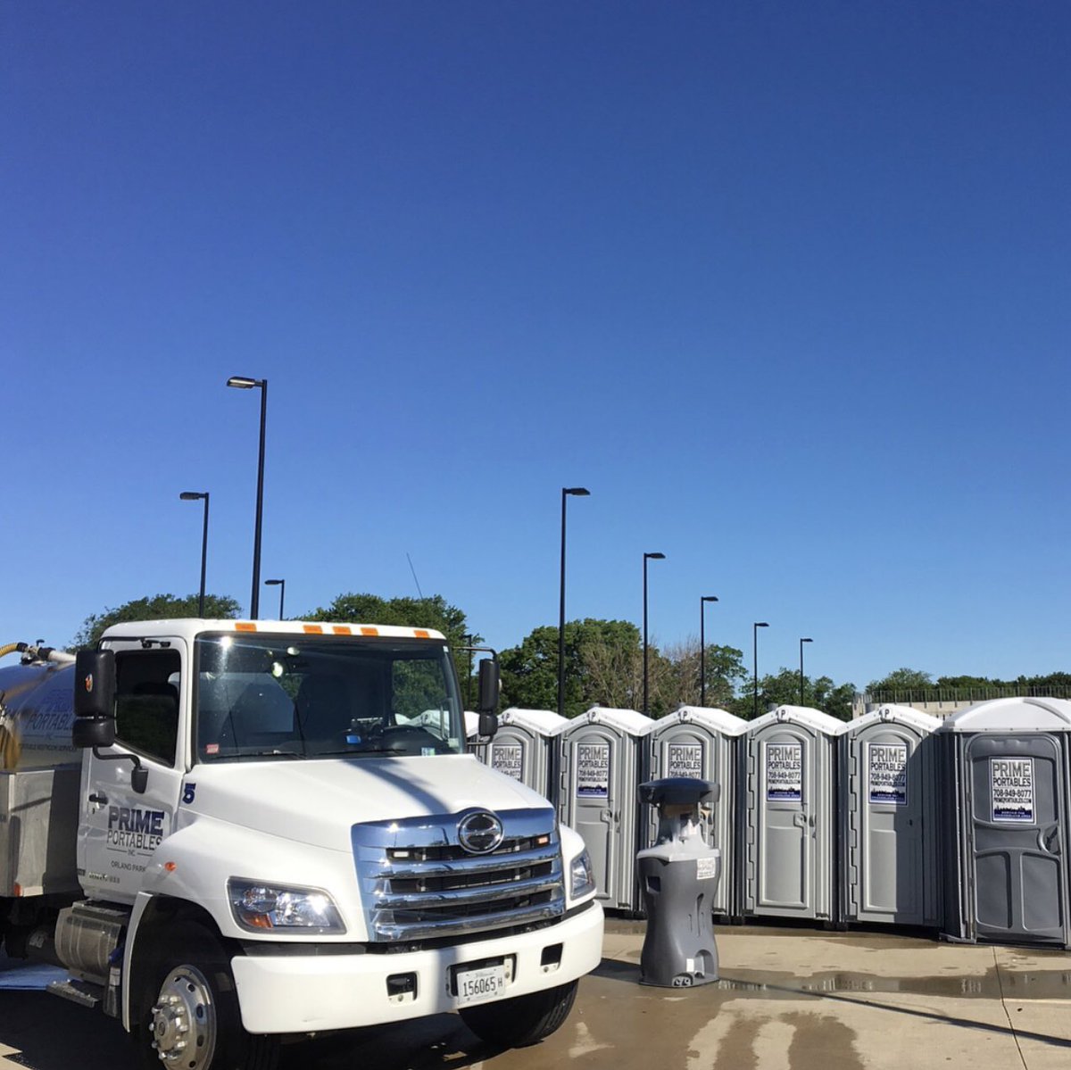PrimePortables's tweet photo. Hoping this summer’s #events are accompanied by endless #blueskies...and Prime Portables’ #restrooms! https://t.co/eg0D5uValG

#chicagoland #restroomrental https://t.co/19wKtBKesj