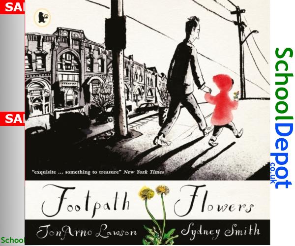 schooldepot.co.uk/B/9781406365672 Footpath Flowers  #JonArnoLawson #Lawson #JonArno  #FootpathFlowers #isbn_9781406365672