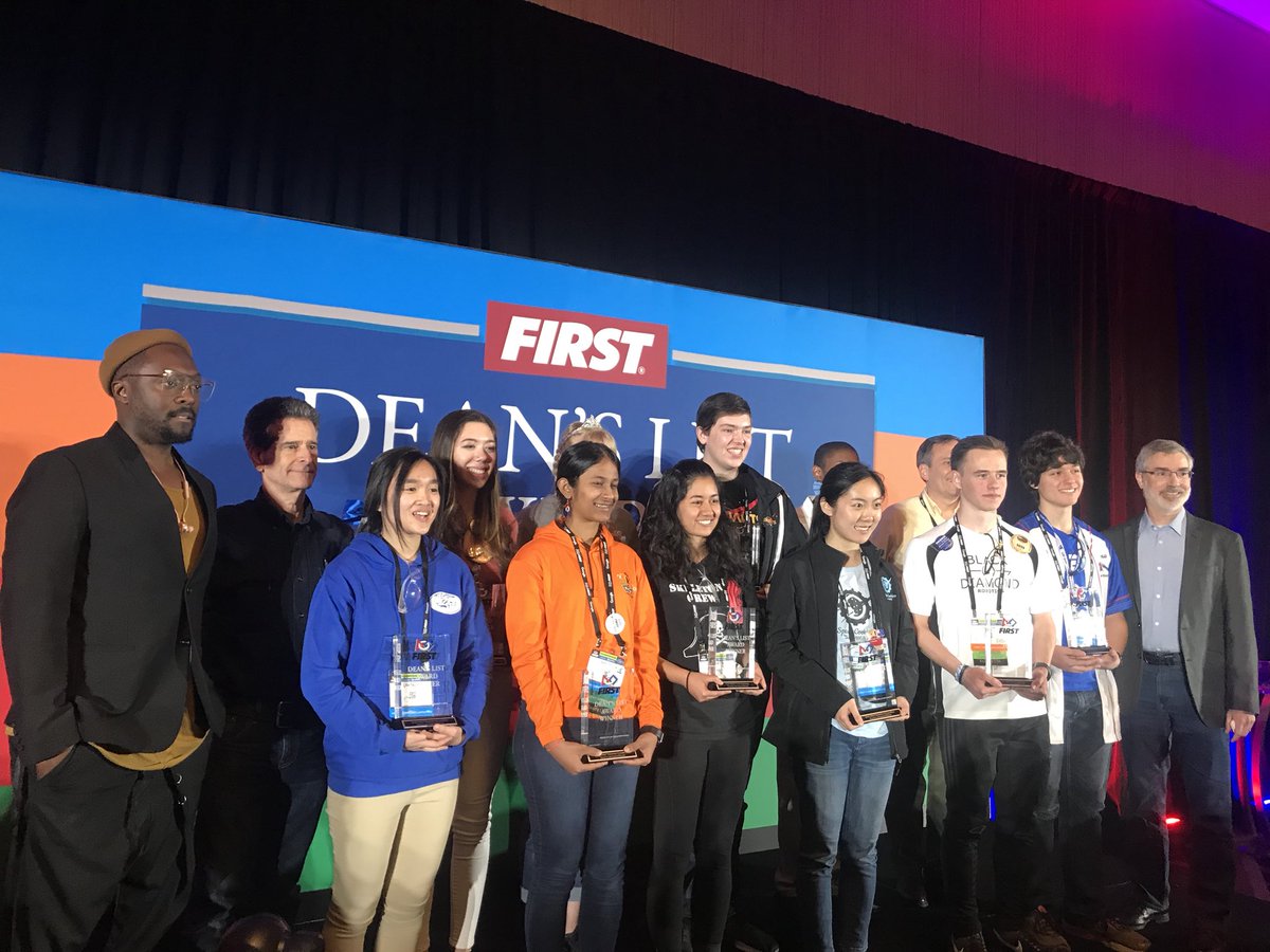 Look who just arrived! Global superstar and STEM advocate, <a href="/iamwill/">will.i.am</a> is here to honor outstanding <a href="/FRCTeams/">FIRST Robotics Competition</a> and <a href="/FTCTeams/">FIRST Tech Challenge</a> students at Dean’s Lunch here at #FIRSTChamp! 🤖