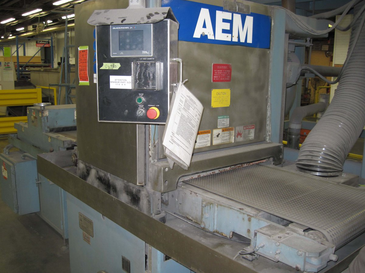 Machinetoolcomm's tweet photo. Used Grinders For Sale - AEM - Belt Grinder (Wet Type) | 24" X 48" https://t.co/QxP6xQ4Qjc #grinder #discgrinder #metalcutting #MFG #machinery #machineshop #cnc #machinetools https://t.co/L8IXoIhs9u