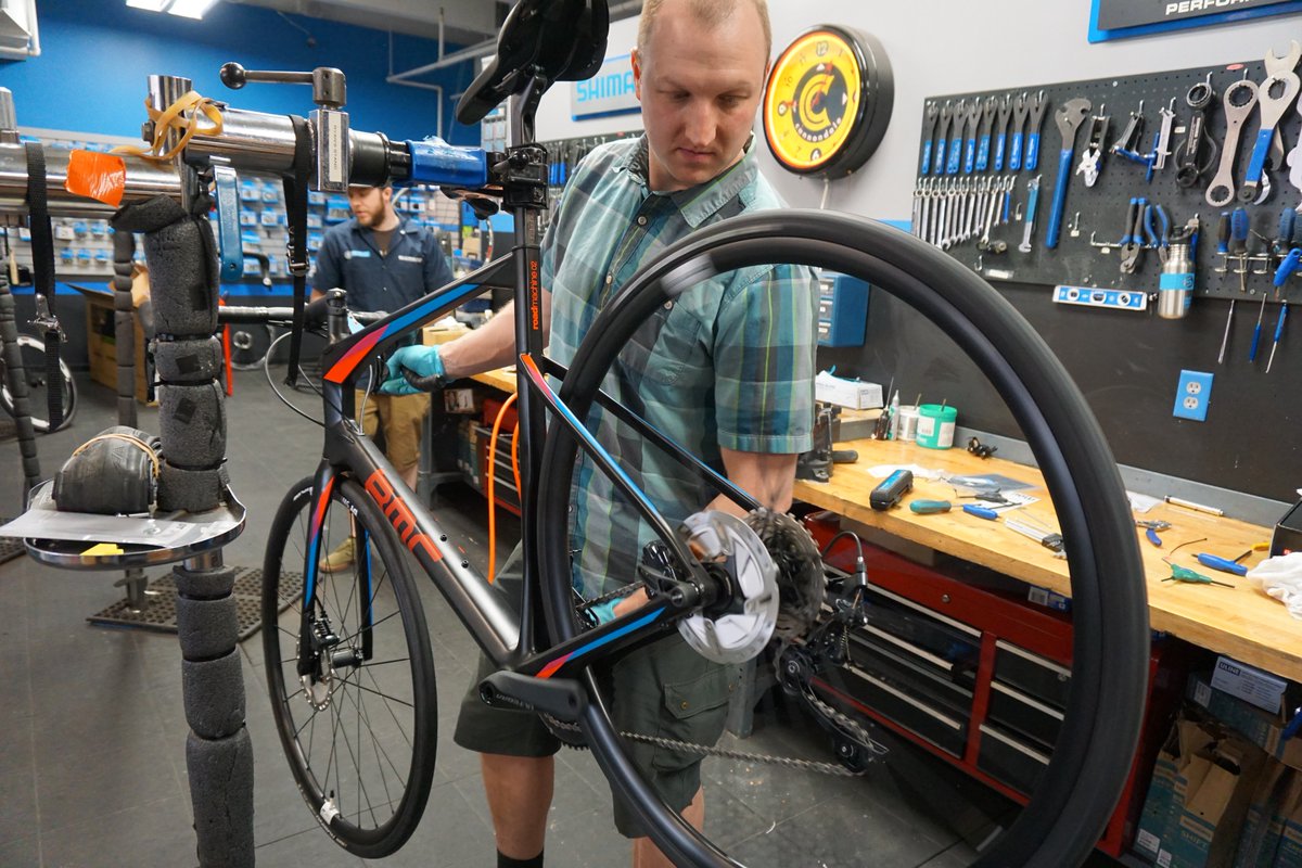 NowBikes's tweet photo. The temperature is rising and the snow is melting, it’s time to get your bike ready to ride!

Our certified bike mechanics are here to help you with all of your repair and maintenance needs.

See us in Arden Hills or St Paul: https://t.co/kT2g6Jd88y https://t.co/bAQBU5eHxo