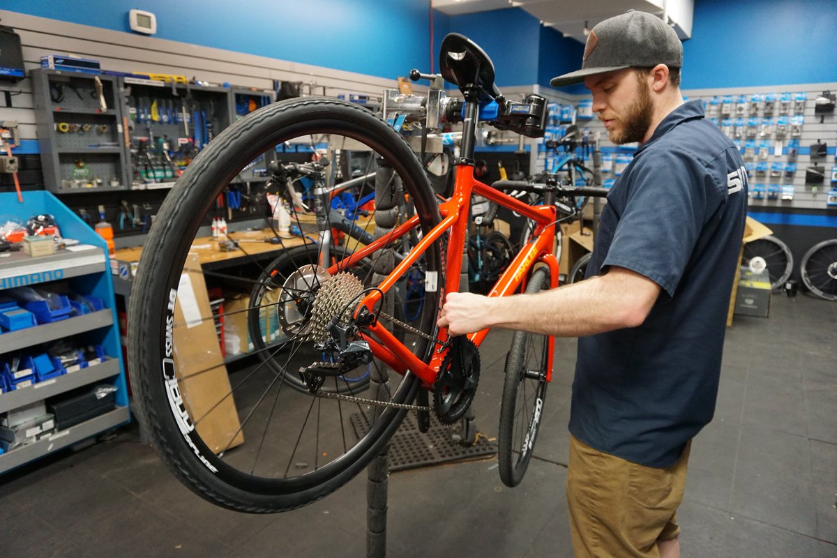 NowBikes's tweet photo. The temperature is rising and the snow is melting, it’s time to get your bike ready to ride!

Our certified bike mechanics are here to help you with all of your repair and maintenance needs.

See us in Arden Hills or St Paul: https://t.co/kT2g6Jd88y https://t.co/bAQBU5eHxo